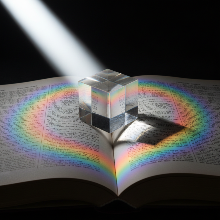 A suspension bridge stretching over water and disappearing into soft white fog, representing the uncertain but necessary journey of healing in bittersweet narratives.