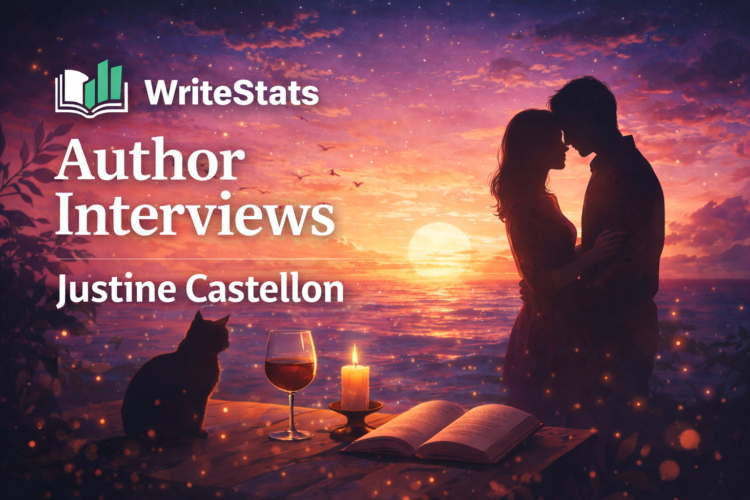 WriteStats Author Interviews Justine Castellon