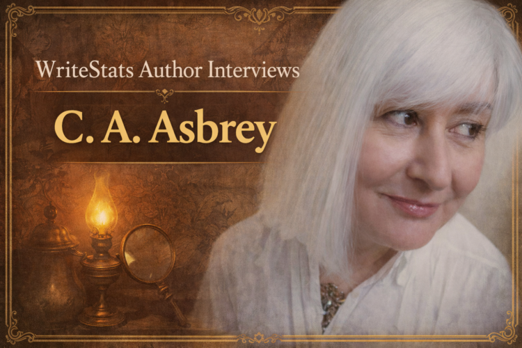 C. A. Asbrey WriteStats Author Interview historical mystery author