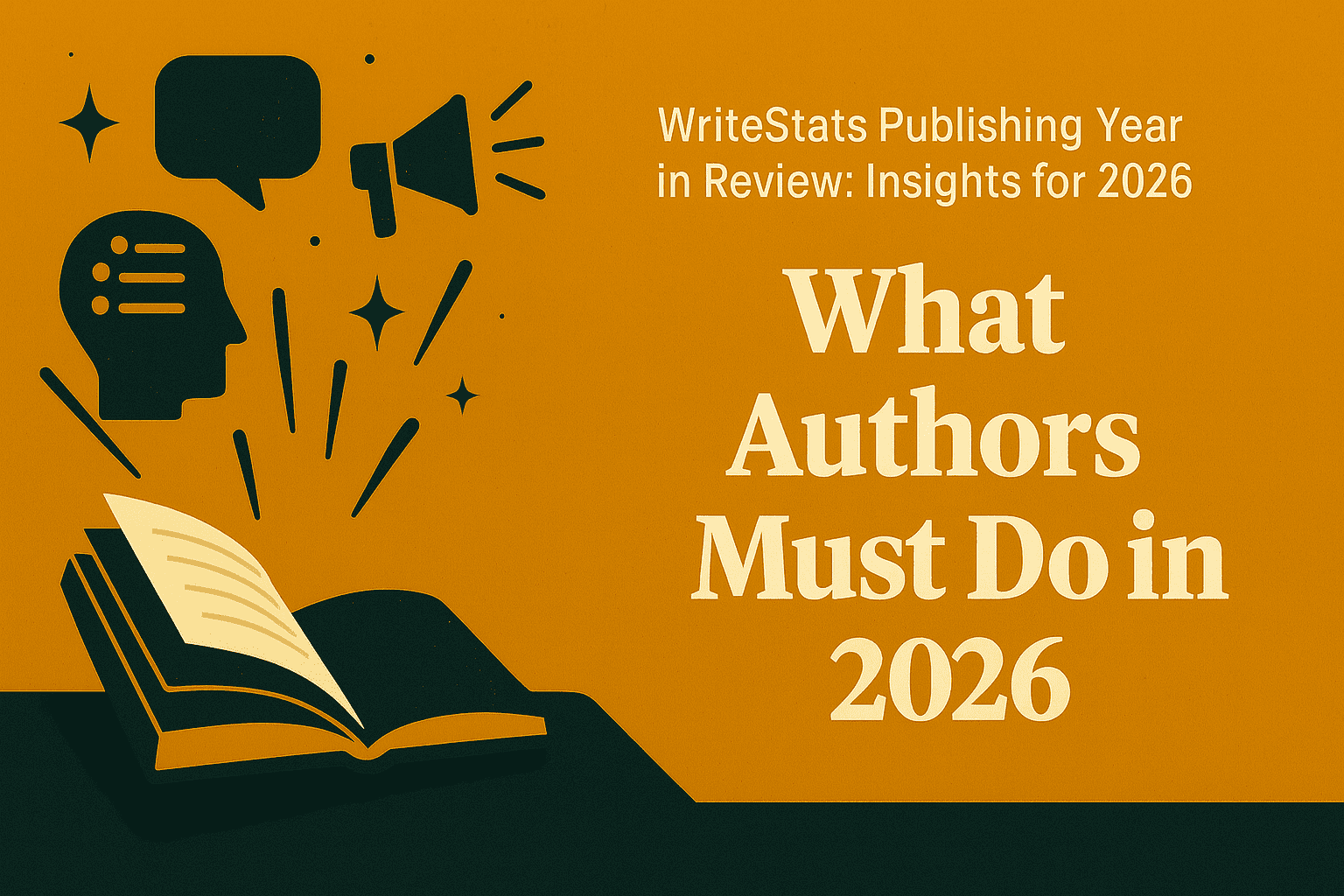 What Authors Must Do in 2026: Strategy & Action Plan (WriteStats Publishing Year in Review: Final Installment)