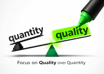 Quality over quantity concept illustrating reader engagement value versus pageview volume in publishing